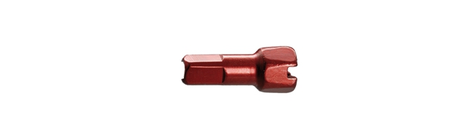 DT Swiss Pro Lock Nippel hexagonal Aluminium 2,0 mm rot 14 mm Laenge
