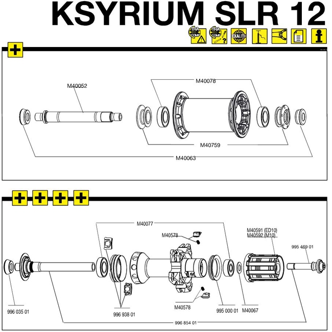 Mavic Ksyrium SLR Achsanschlag links Hinterrad Modell 2012 AUSVERKAUFT