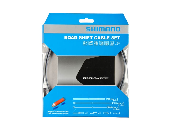 Shimano Dura Ace Schaltzug Set SLR-EV polymer-beschichtet Grau