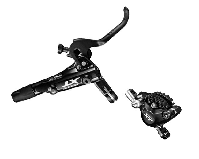 Shimano XT Scheibenbremse M8000 Ice-Tec Hinterrad Griff rechts schwarz