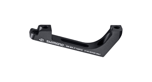 Shimano Adapter Flat Mount Converter auf PM74 Vorderrad 160mm
