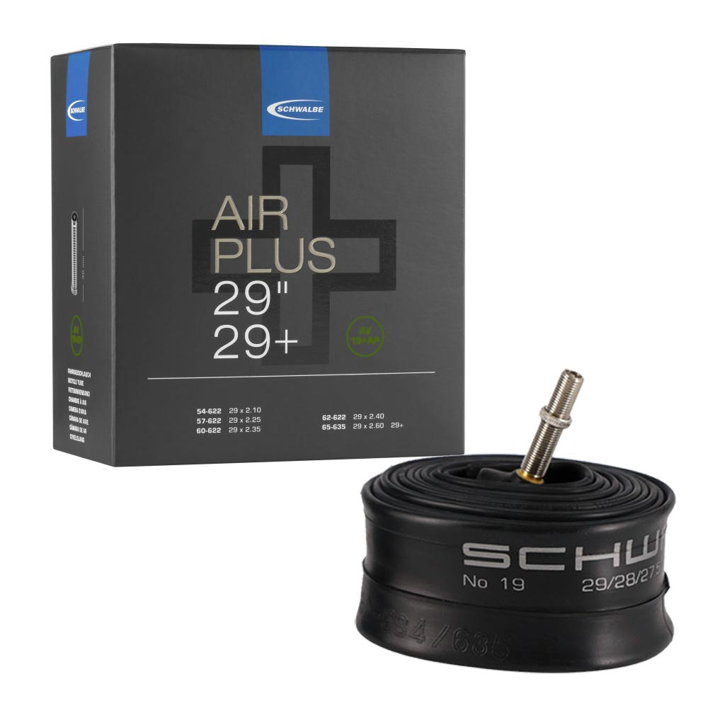 Schwalbe Air Plus Schlauch AV19+ AP MTB 29 / 29+ Zoll x 2.1 bis 2.6 Auto Ventil 40 mm