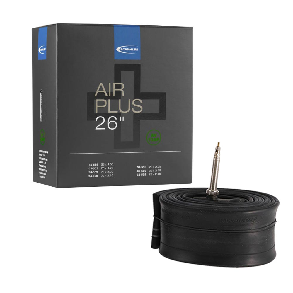 Schwalbe Air Plus Schlauch SV13 AP MTB Freeride 26 Zoll x 1.5 bis 2.4 Sclaverant Ventil 40 mm