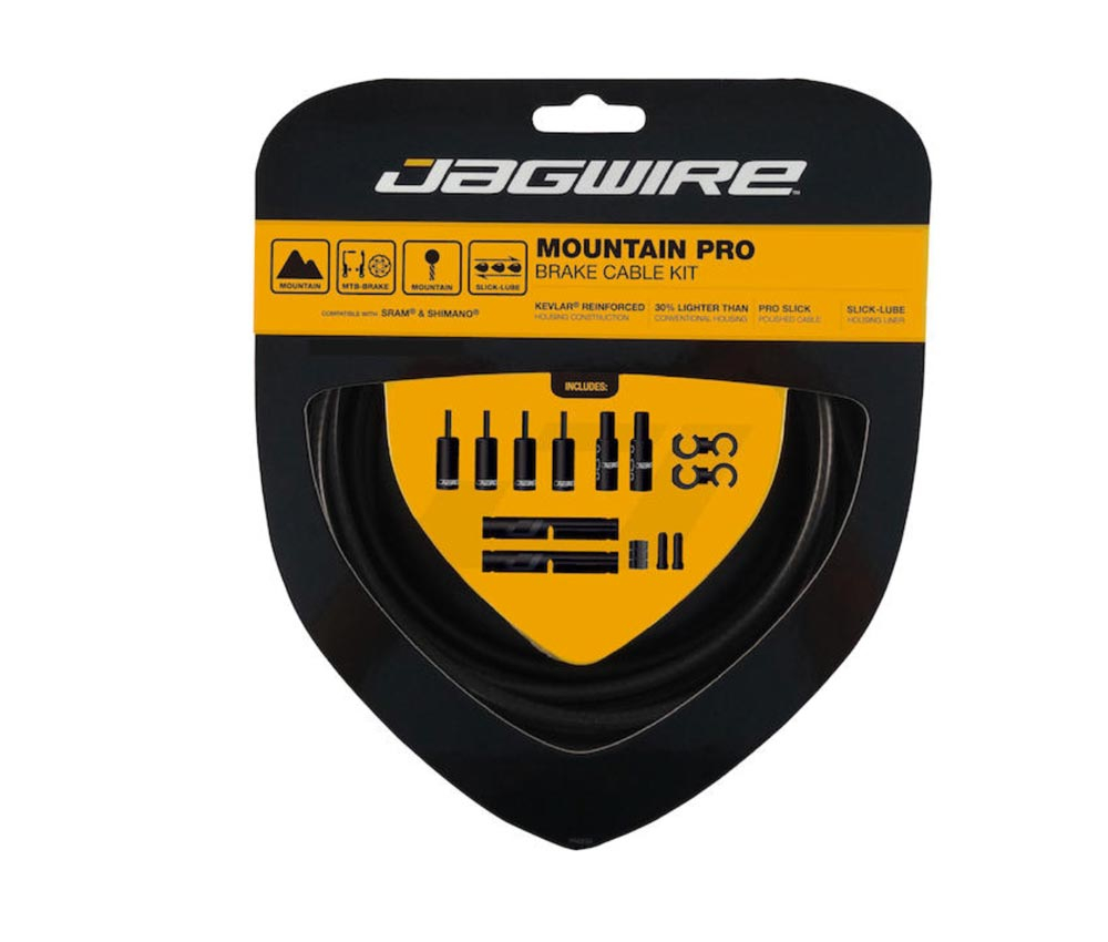 Jagwire Mountain Pro MTB Bremszugset schwarz