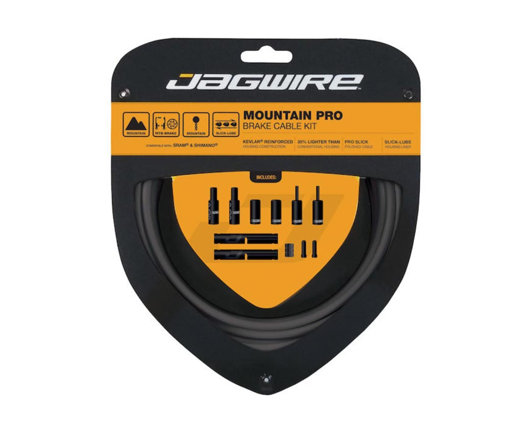 Jagwire Mountain Pro MTB Bremszugset eisgrau