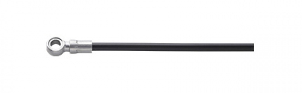 Shimano XT SM-BH90-SBLS Scheibenbremsleitung 100 cm schwarz 90 Grad Banjo silber