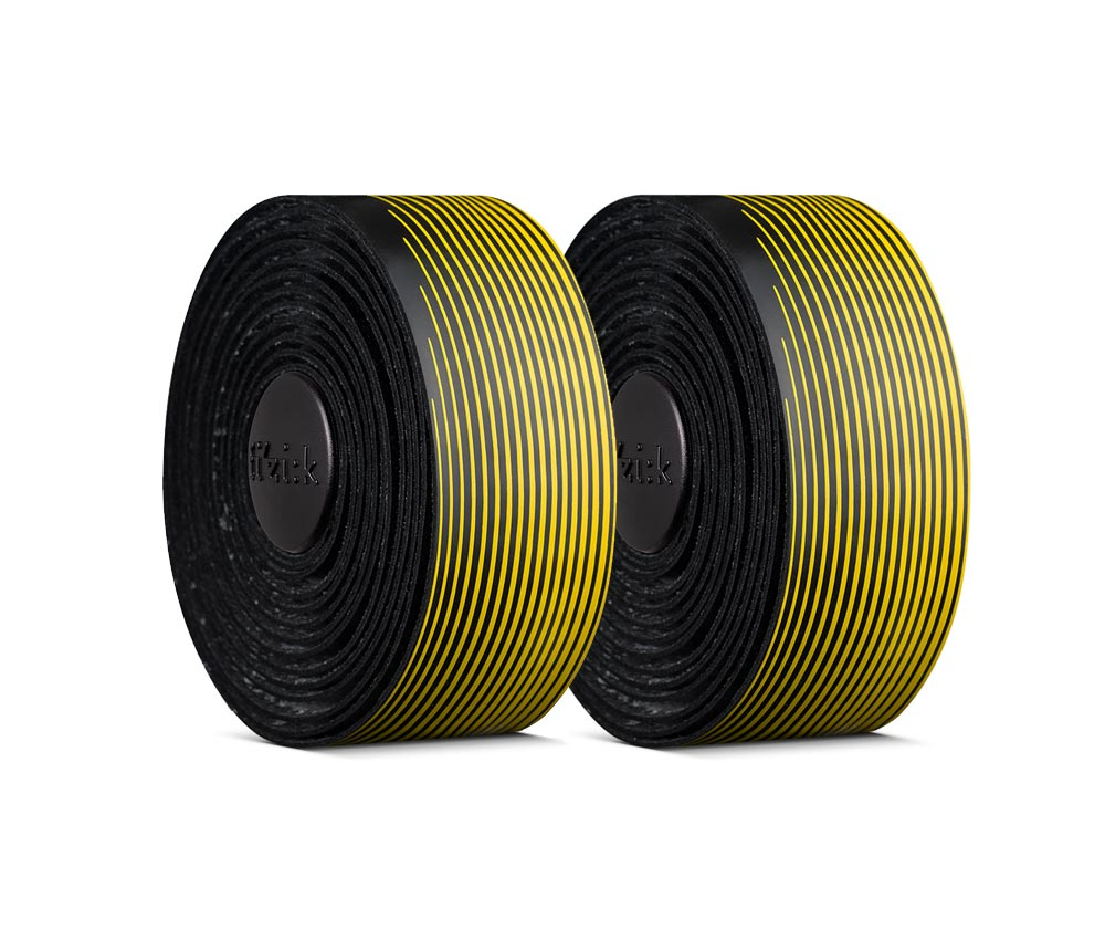 Fizik Lenkerband Vento Microtex Tacky Bi-Color 2mm schwarz-gelb