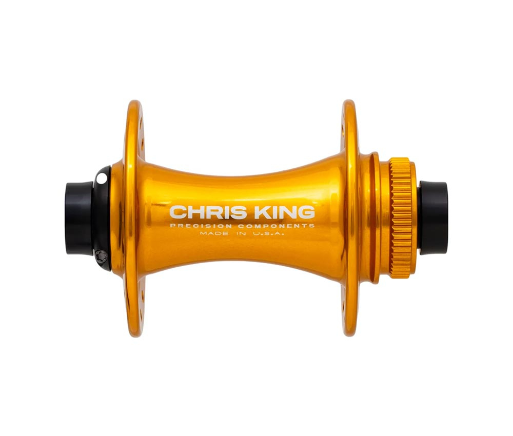 Chris King MTB Vorderradnabe Disc Centerlock Boost 15x110mm gold | gold 24 Loch
