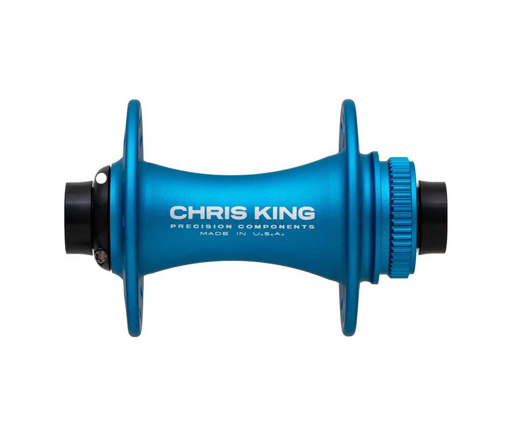 Chris King MTB Vorderradnabe Disc Centerlock Boost 15x110mm matte turquoise | matt-tuerkis 24 Loch
