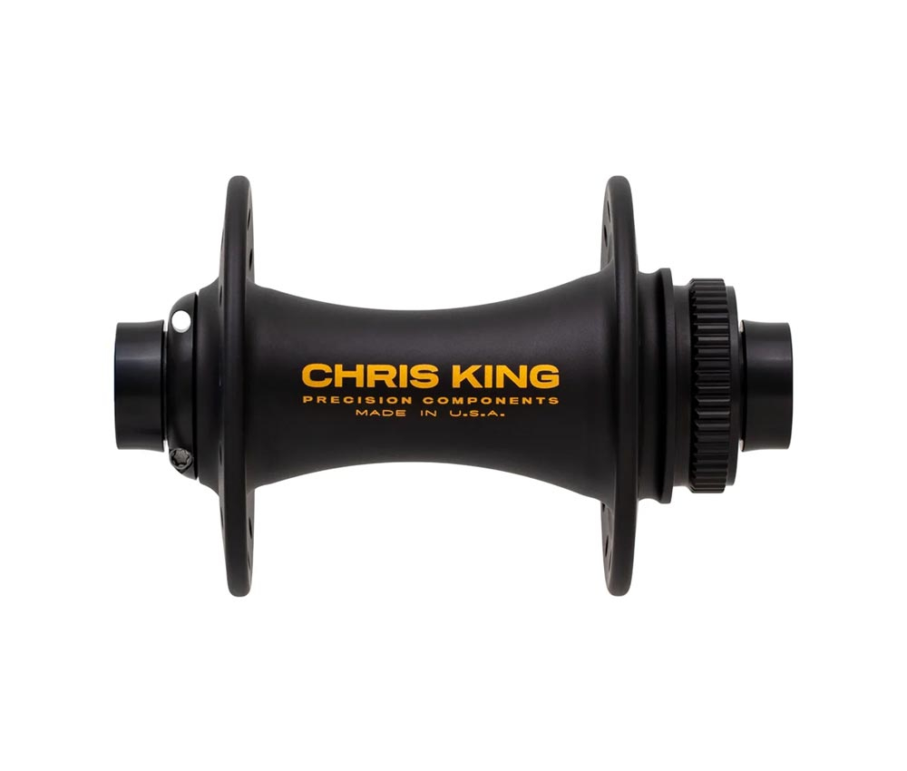 Chris King MTB Vorderradnabe Disc Centerlock Boost 15x110mm two-tone | schwarz-gold 32 Loch