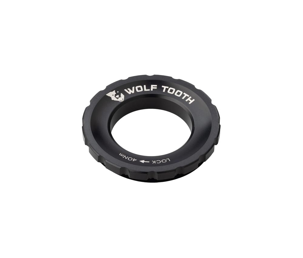 Wolf Tooth Centerlock Verschlussring - externe Verschraubung Aluminium schwarz