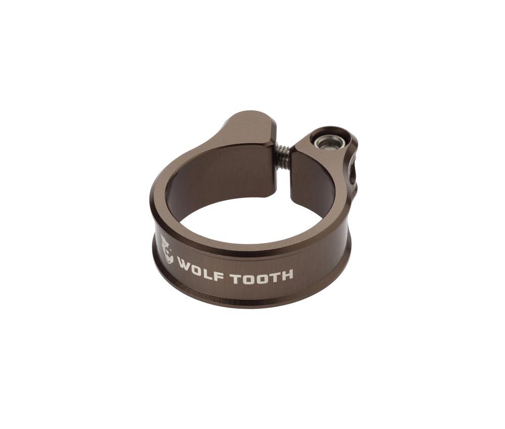 Wolf Tooth Sattelstuetzenklemme - 31,8mm geschraubt Aluminium espresso