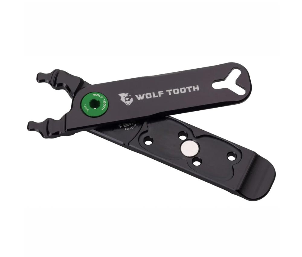 Wolf Tooth Pack Pliers Multitool - 5 Funktionen schwarz-gruen - Restbestand