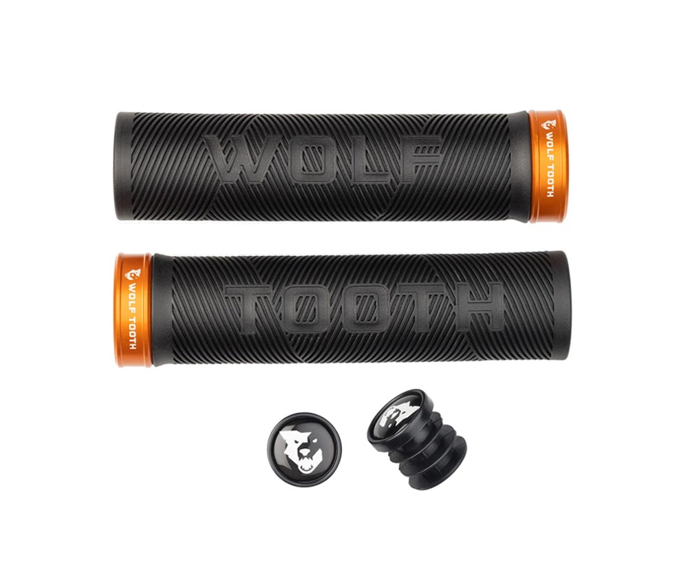 Wolf Tooth Echo Lenkergriffe - 132x32mm schraubbar Aluminium orange