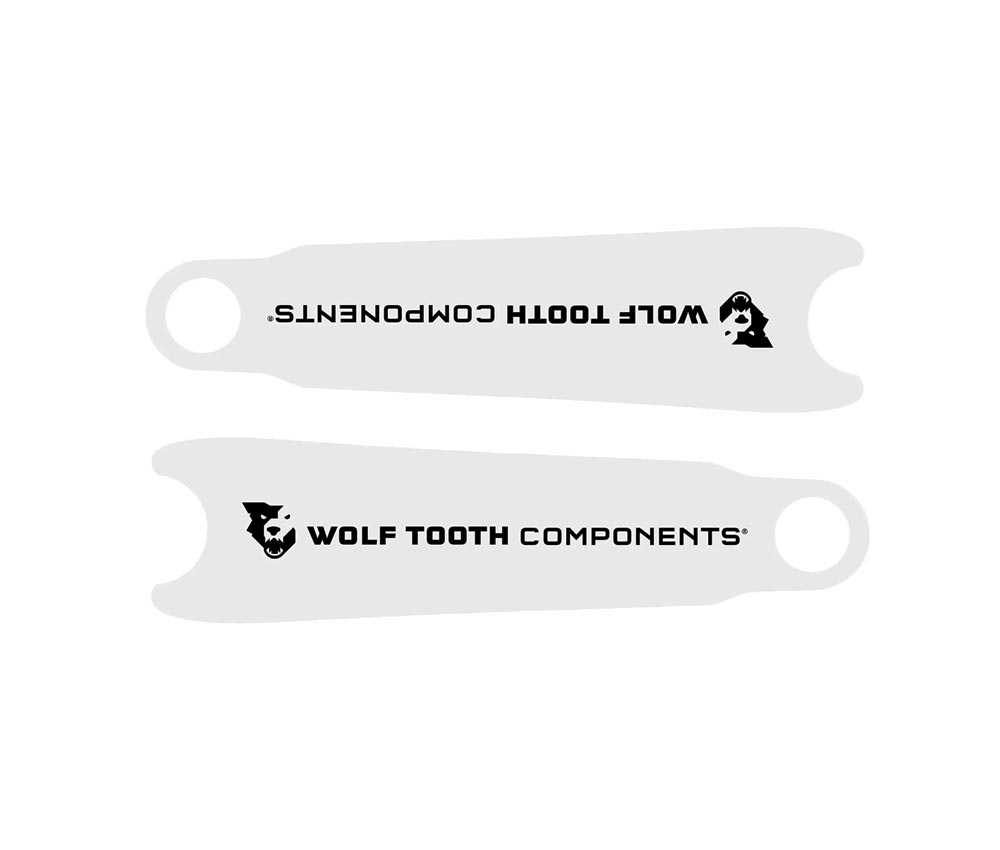 Wolf Tooth Kurbelarmschutz - 190x49,2mm selbstklebend Folie transparent -  TNC-Hamburg