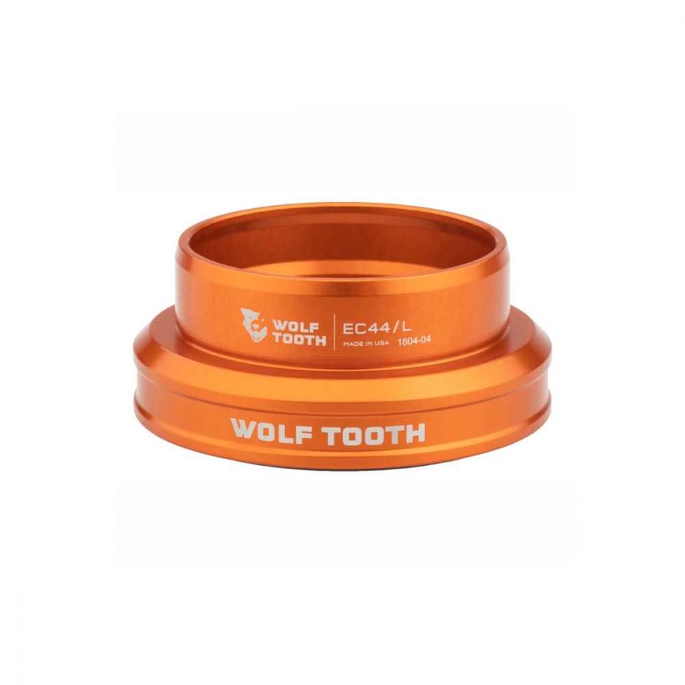 Wolf Tooth Premium Steuersatz Unterteil 1,5 Zoll | EC44/40 orange