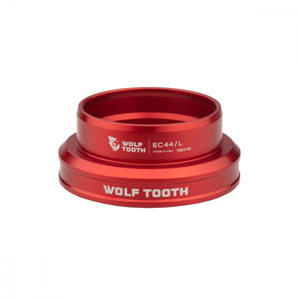 Wolf Tooth Premium Steuersatz Unterteil 1,5 Zoll | EC44/40 rot