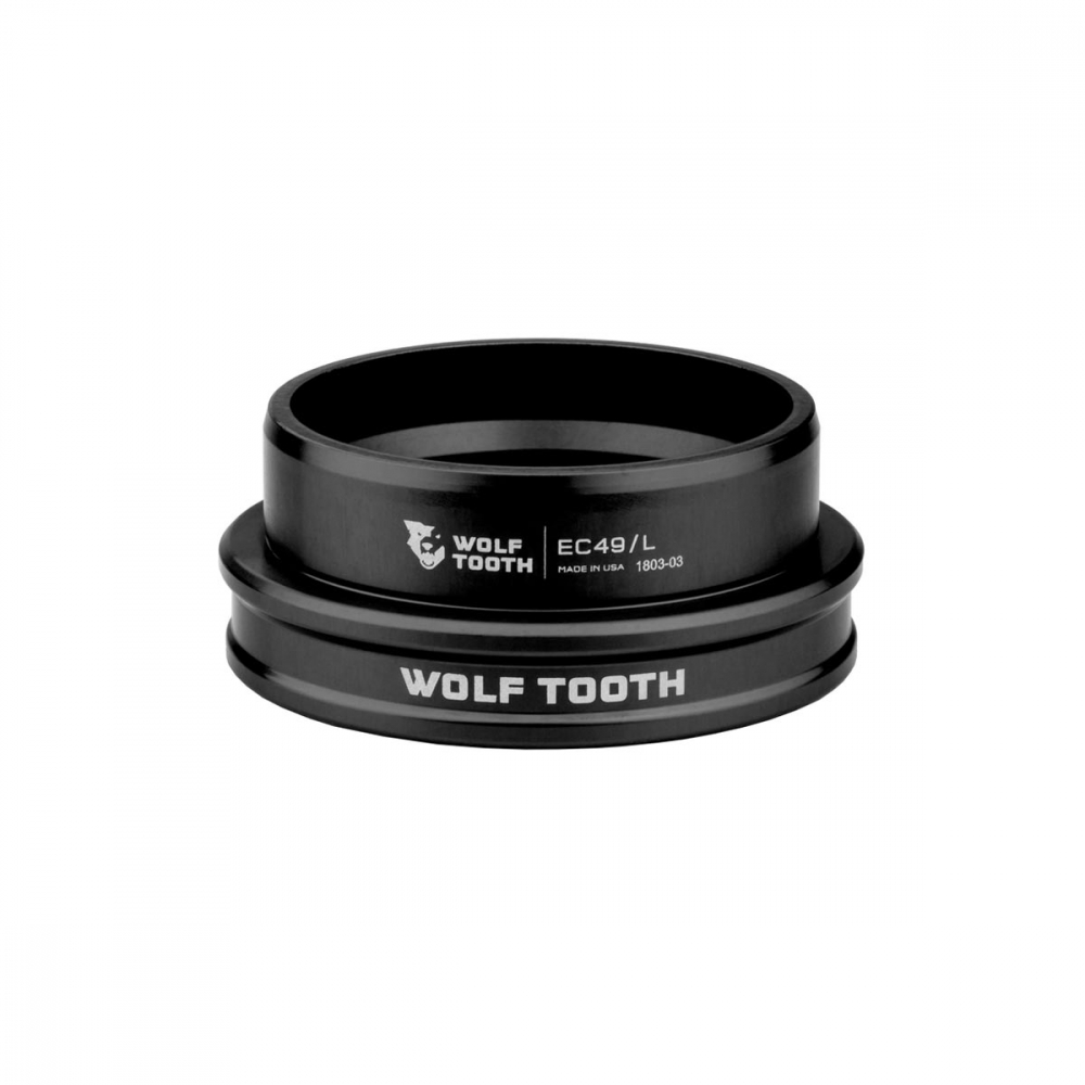 Wolf Tooth Premium Steuersatz Unterteil 1,5 Zoll | EC49/40 schwarz