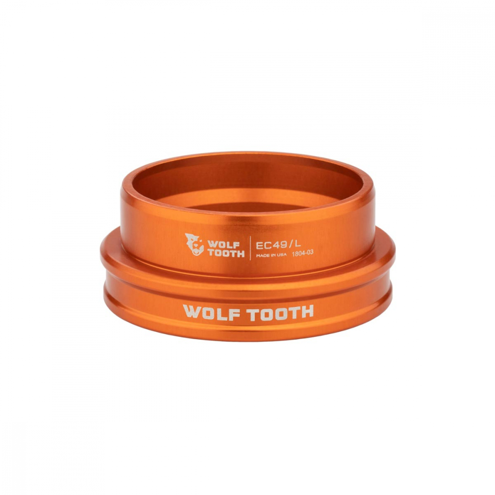 Wolf Tooth Premium Steuersatz Unterteil 1,5 Zoll | EC49/40 orange