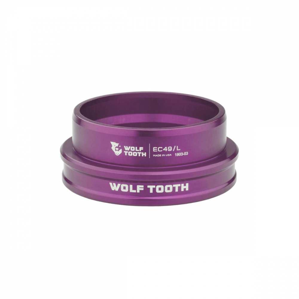 Wolf Tooth Premium Steuersatz Unterteil 1,5 Zoll | EC49/40 violett