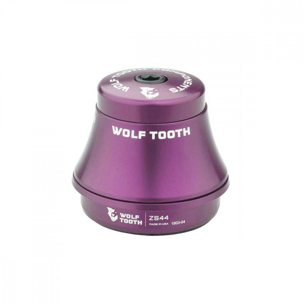 Wolf Tooth Premium Steuersatz Oberteil 1 1/8 Zoll | ZS44 / 28,6mm Hoehe 25mm violett