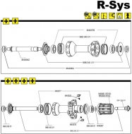 Mavic R-SYS Rahmenanschlag rechts fuer Hinterradachse - Restbestand