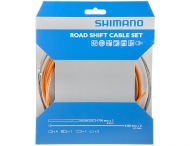 Shimano Road Schaltzug Set SP41 OPTISLICK beschichtet orange