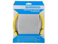 Shimano Rennradzug Bremszug Set SIL-TEC beschichtet gelb