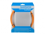 Shimano Rennradzug Bremszug Set SIL-TEC beschichtet orange