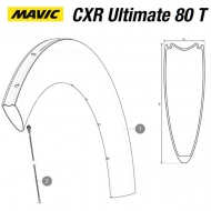 Mavic CXR Ultimate 80 T Ersatzspeiche Vorderrad 235 mm