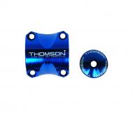 Thomson X4 Dress Up Kit Lenkerklemme Abschlusskappe 31,8 mm blau
