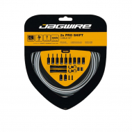 Jagwire Pro Shift 2x Schaltzugset Road/MTB grau