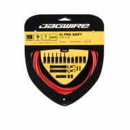 Jagwire Pro Shift 2x Schaltzugset Road/MTB rot