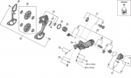 Shimano XTR RD-M9100 Schaltwerk Ersatzteil | Gehaeuseabdeckung komplett Nr 3