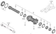 Shimano XTR HB-M9110-BS Disc Vorderradnabe Ersatzteil | Dichtring links Nr 8 ausverkauft