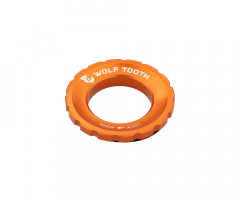 Wolf Tooth Centerlock Verschlussring - externe Verschraubung Aluminium orange