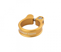 Wolf Tooth Sattelstuetzenklemme - 28,6mm geschraubt Aluminium gold