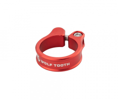 Wolf Tooth Sattelstuetzenklemme - 34,9mm geschraubt Aluminium rot