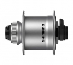 Shimano Nabendynamo DH-UR708 Silber 32 Loch Disc Centerlock 15x100mm