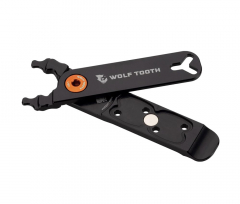 Wolf Tooth Pack Pliers Multitool - Kettenschlosszange / Reifenheber / Ventilschluessel - orange