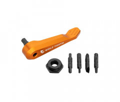 Wolf Tooth Axle Handle Multitool - Bithalter / Plug In Hebel - orange