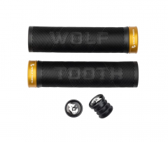 Wolf Tooth Echo Lenkergriffe - 132x32mm schraubbar Aluminium gold