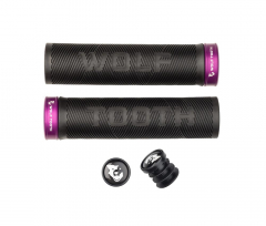 Wolf Tooth Echo Lenkergriffe - 132x32mm schraubbar Aluminium violett