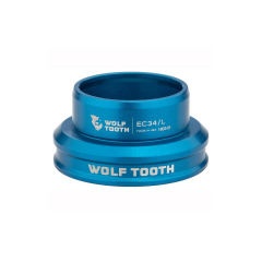 Wolf Tooth Premium Steuersatz Unterteil 1 1/8 Zoll | EC34/30 blau
