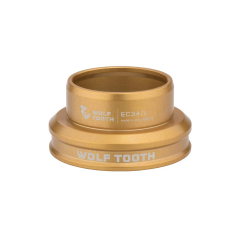 Wolf Tooth Premium Steuersatz Unterteil 1 1/8 Zoll | EC34/30 gold