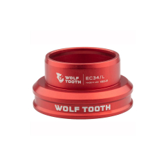 Wolf Tooth Premium Steuersatz Unterteil 1 1/8 Zoll | EC34/30 rot