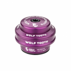 Wolf Tooth Premium Steuersatz Oberteil 1 1/8 Zoll | EC34 / 28,6mm Hoehe 16mm violett