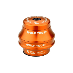 Wolf Tooth Premium Steuersatz Oberteil 1 1/8 Zoll | EC34 / 28,6mm Hoehe 25mm orange