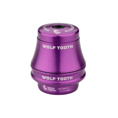 Wolf Tooth Premium Steuersatz Oberteil 1 1/8 Zoll | EC34 / 28,6mm Hoehe 35mm violett