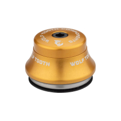 Wolf Tooth Premium Steuersatz Oberteil 1 1/8 Zoll | IS41 / 28,6mm Hoehe 15mm gold